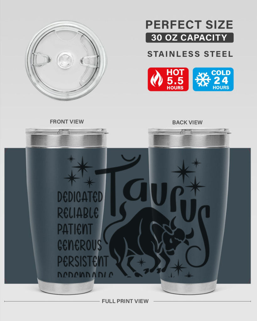 Taurus 486#- zodiac- Tumbler