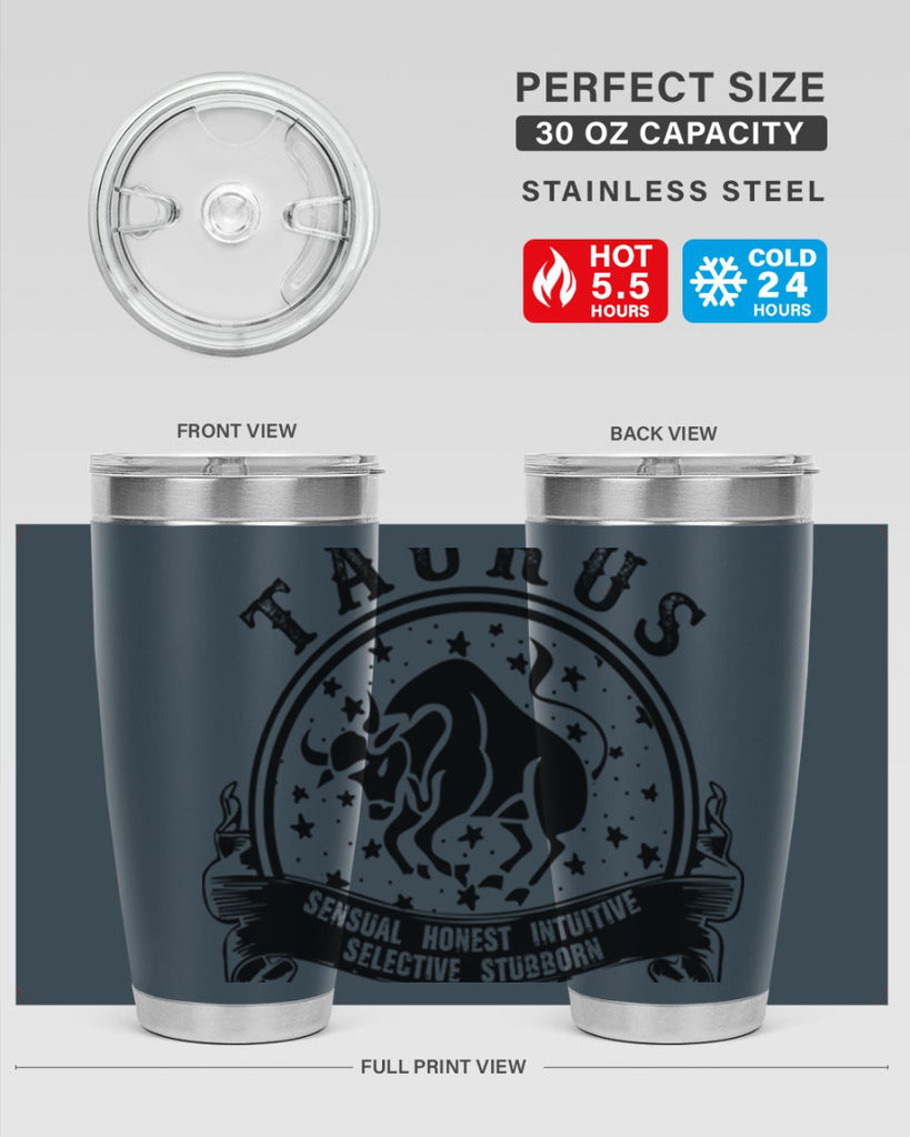 Taurus 5#- zodiac- Tumbler