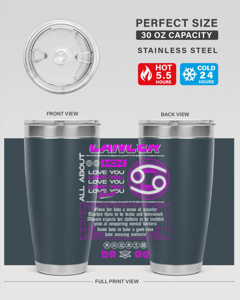 cancer 176#- zodiac- Tumbler