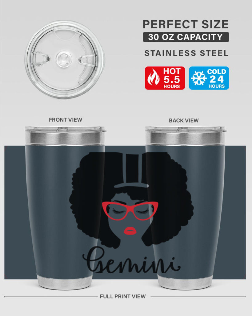 gemini 235#- zodiac- Tumbler