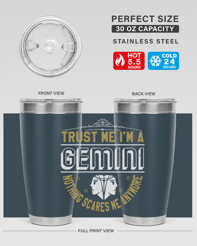 gemini 245#- zodiac- Tumbler