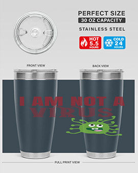 i am not a virus Style 36#- corona virus- Tumbler