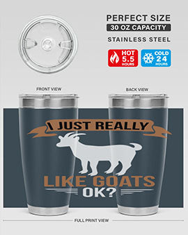 i just really like goats ok Style 3#- goat- Tumbler