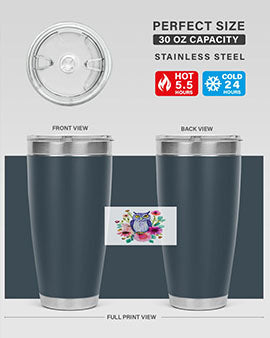 owl 25#- owl- Tumblers