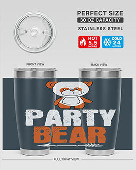party bear 25#- Bears- Tumbler