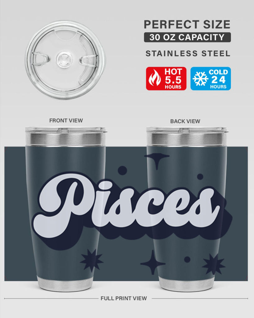pisces 354#- zodiac- Tumbler