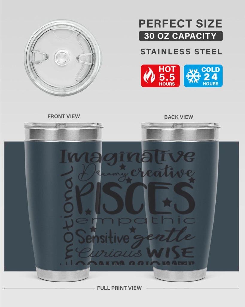 pisces 570#- zodiac- Tumbler