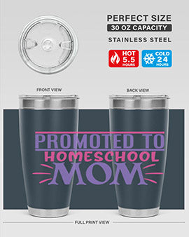 promoted to homeschool mom Style 49#- corona virus- Tumbler