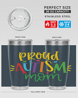 proud autism mom Style 35#- autism- Tumbler