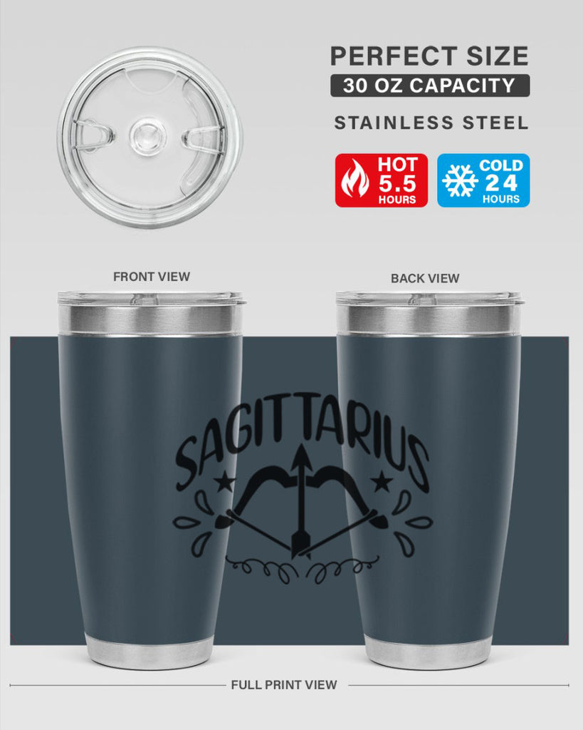 sagittarius 410#- zodiac- Tumbler