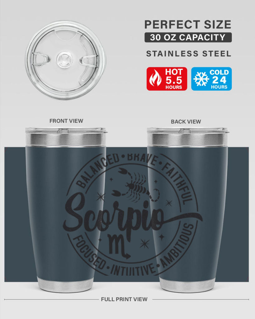 scorpio 438#- zodiac- Tumbler