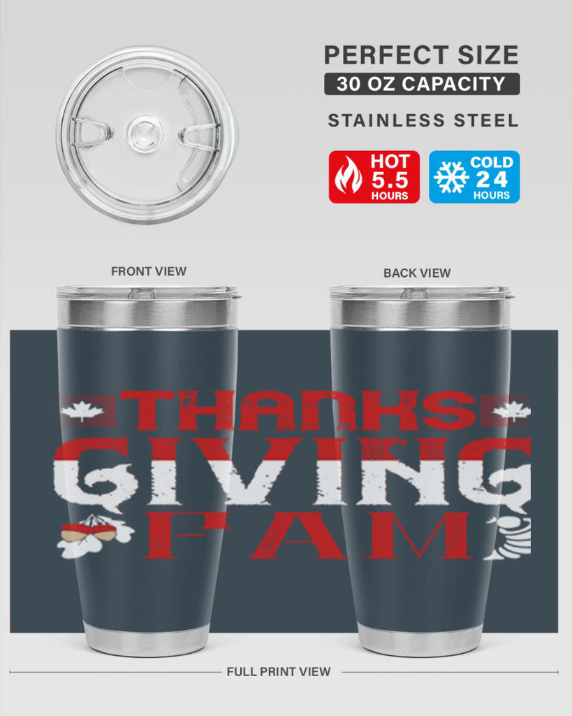 thanks giving fam 16#- thanksgiving- Tumbler