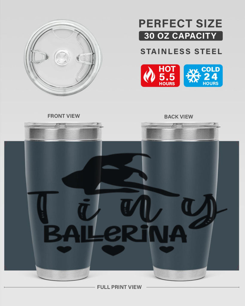 tiny ballerina 88#- ballet- Tumbler