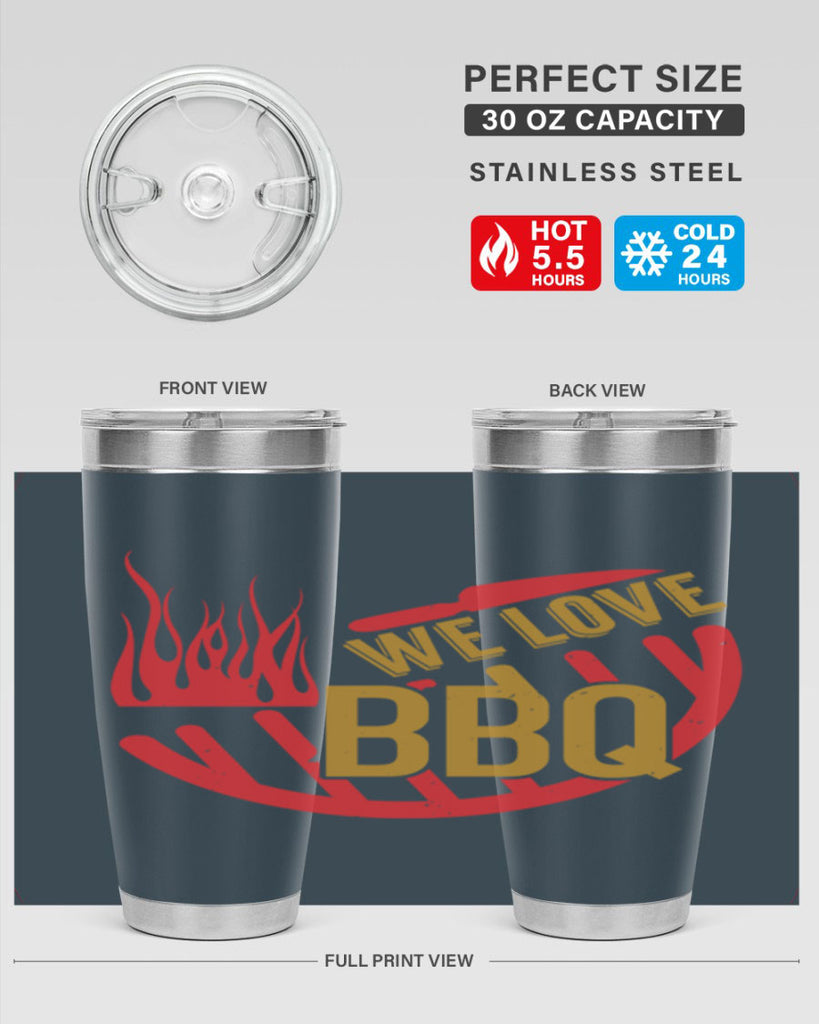 we love bbq 7#- bbq- Tumbler