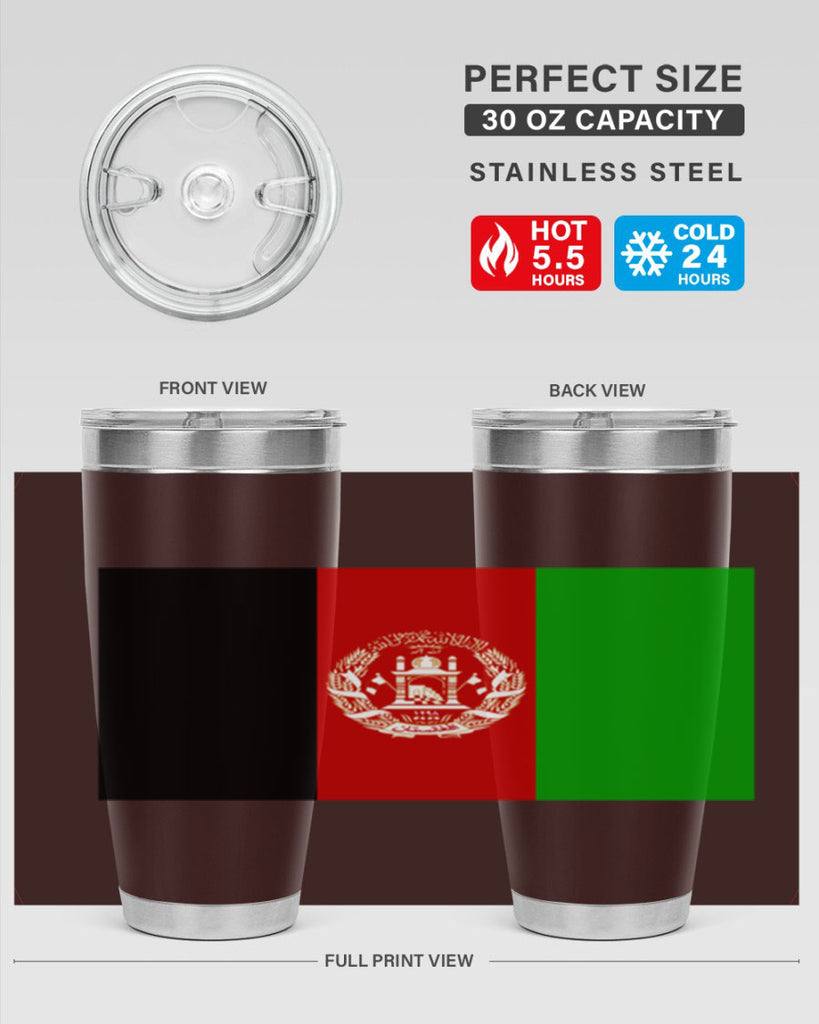 Afghanistan 197#- world flags- Tumbler