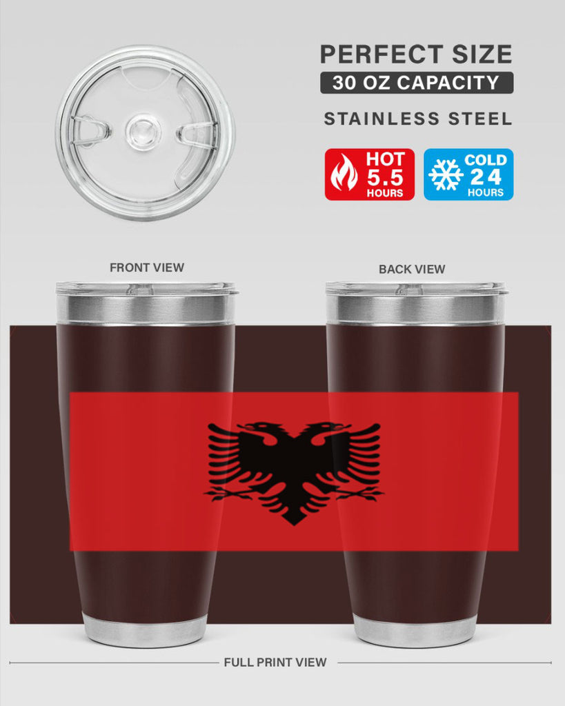 Albania 196#- world flags- Tumbler