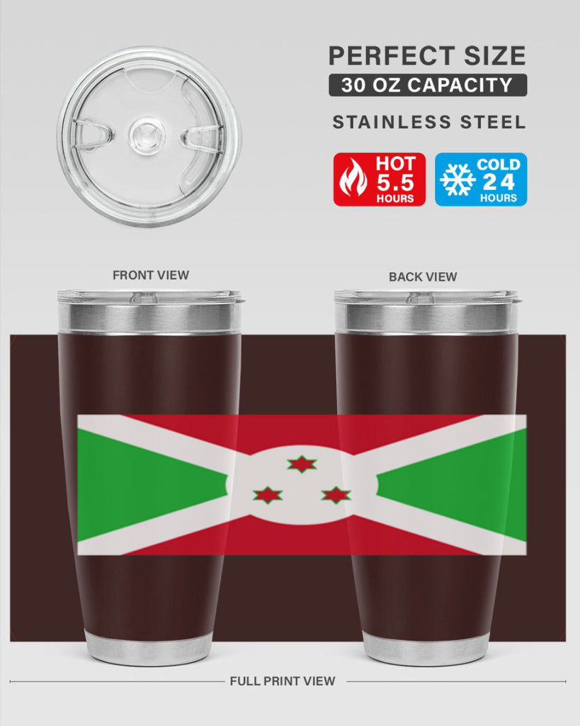 Burundi 170#- world flags- Tumbler
