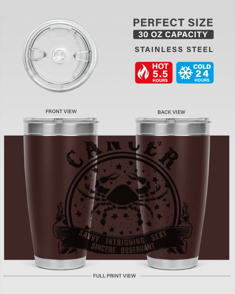 Cancer 13#- zodiac- Tumbler