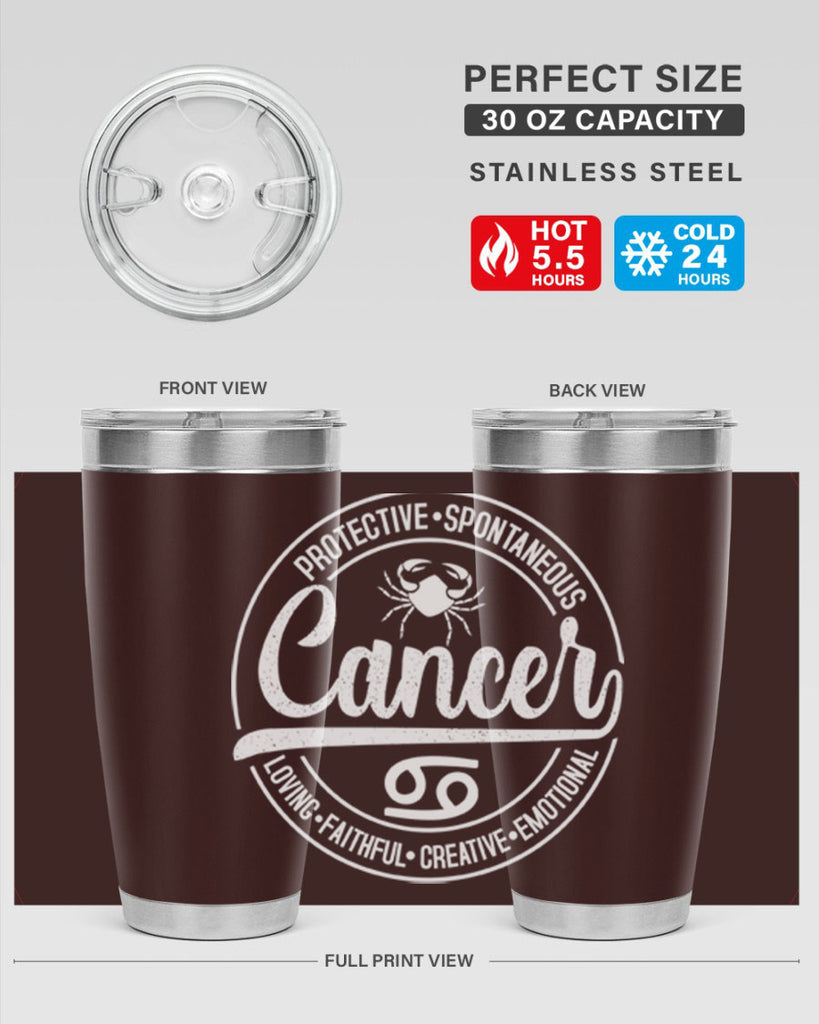 Cancer 154#- zodiac- Tumbler