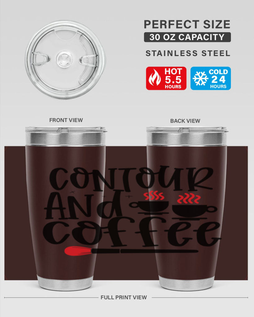 Contour And Coffee Style 242#- make up- Tumbler