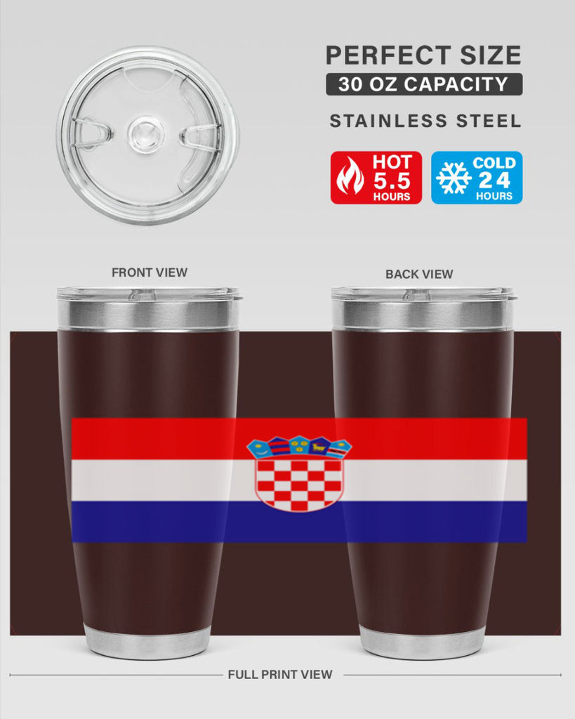 Croatia 155#- world flags- Tumbler