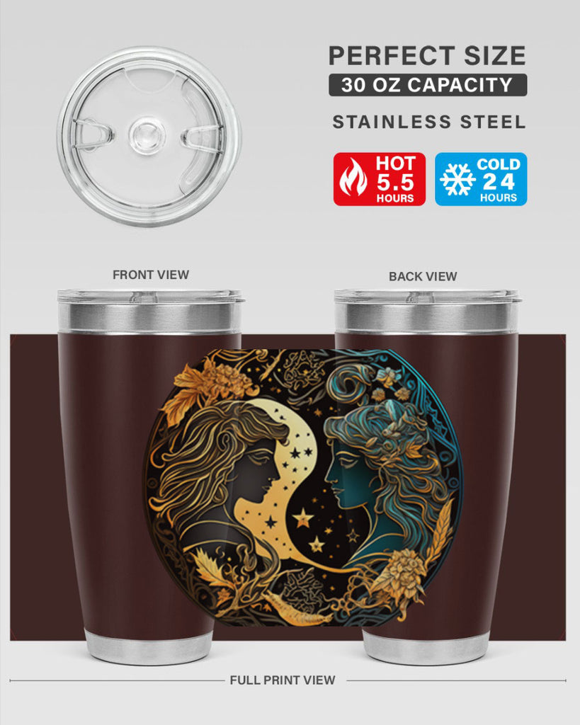 Gemini 216#- zodiac- Tumbler