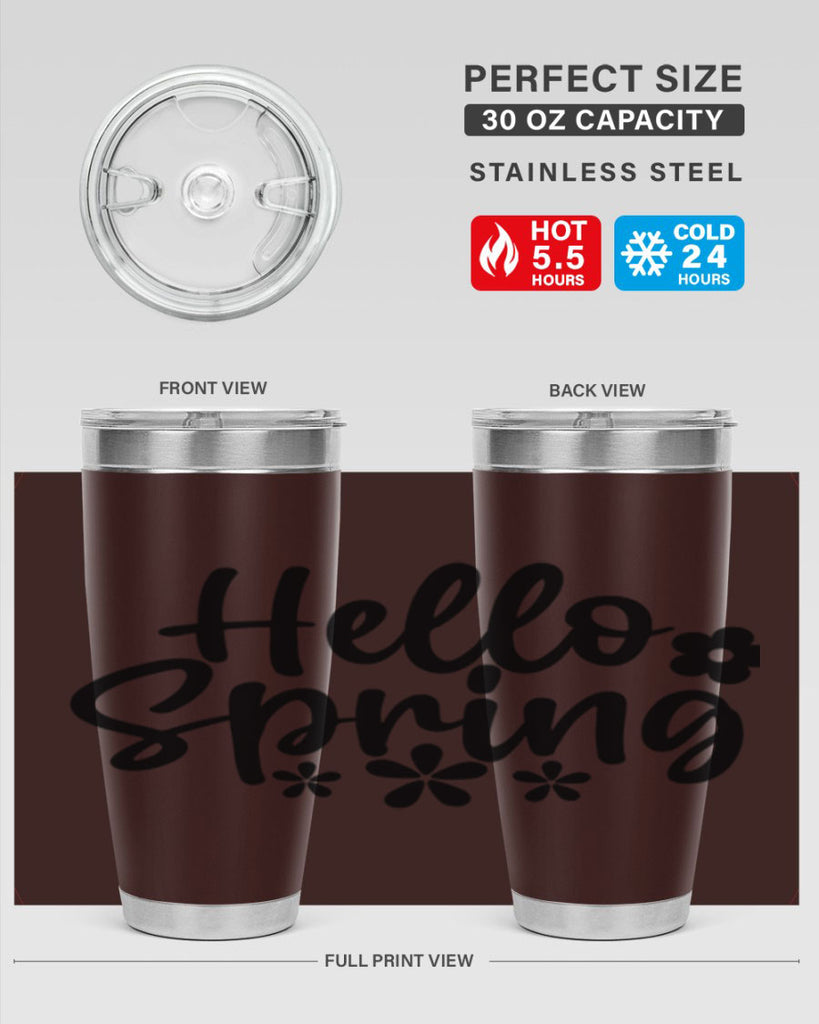 Hello spring  design 232#- spring- Tumbler