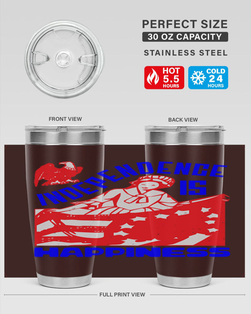 Independence is Style 26#- Fourt Of July- Tumbler