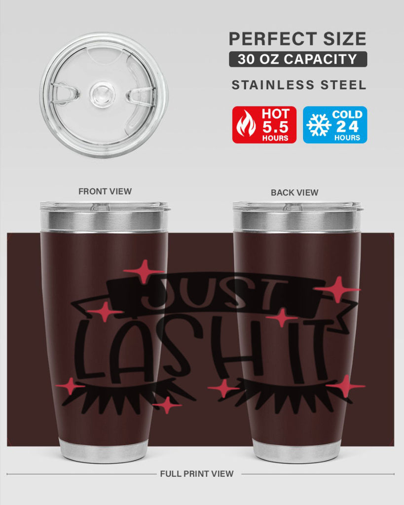 Just Lash It Style 77#- make up- Tumbler