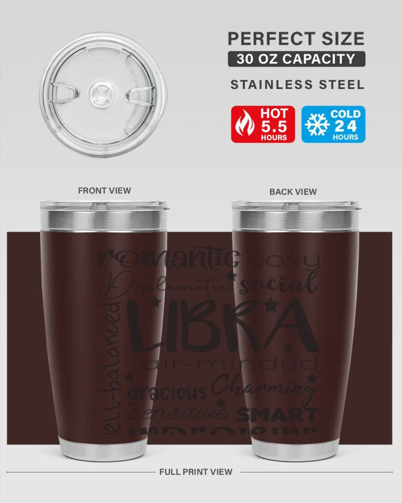 Libra 569#- zodiac- Tumbler