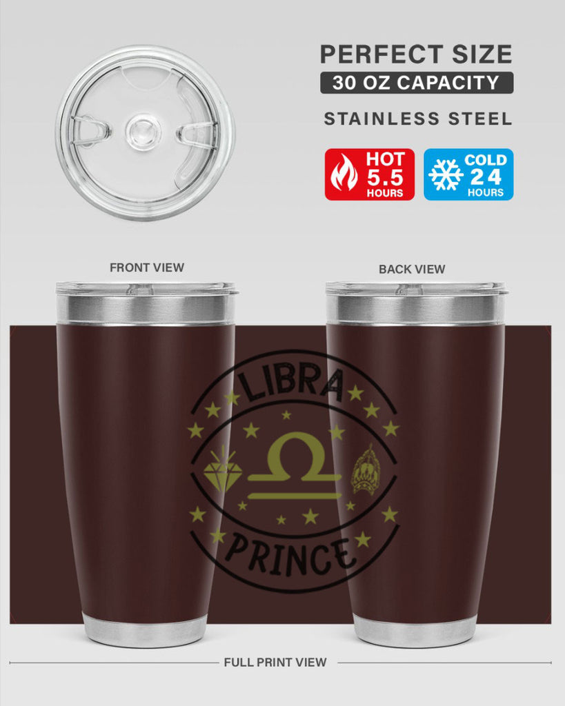 Libra prince 325#- zodiac- Tumbler