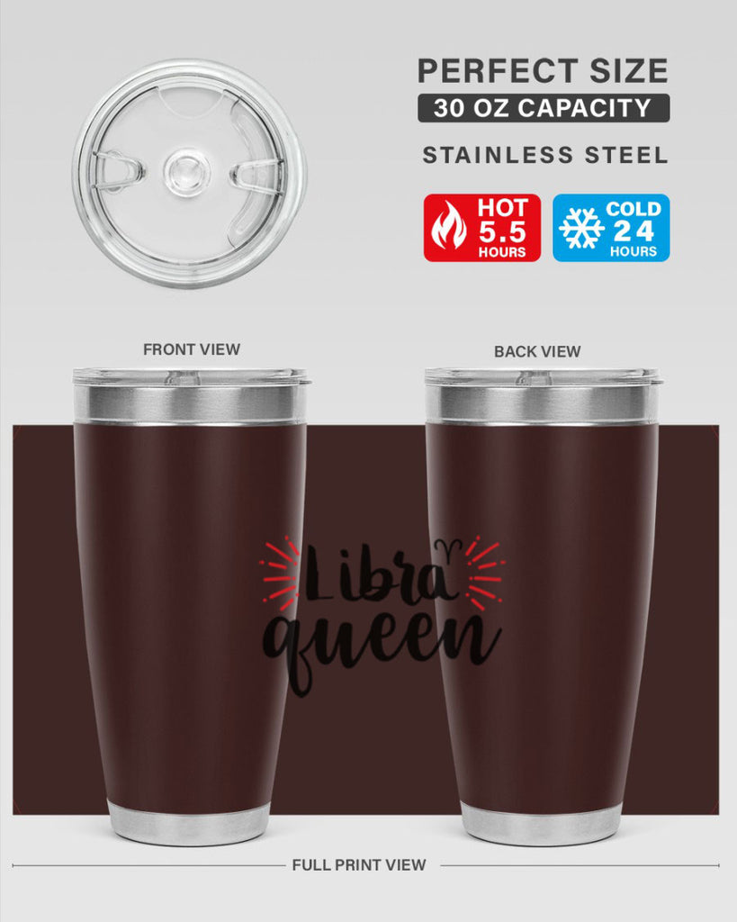 Libra queen 319#- zodiac- Tumbler