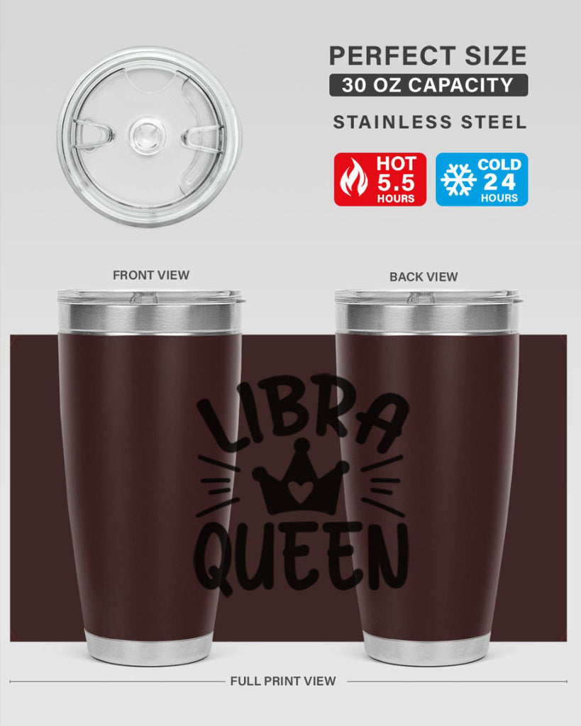 Libra queen 327#- zodiac- Tumbler