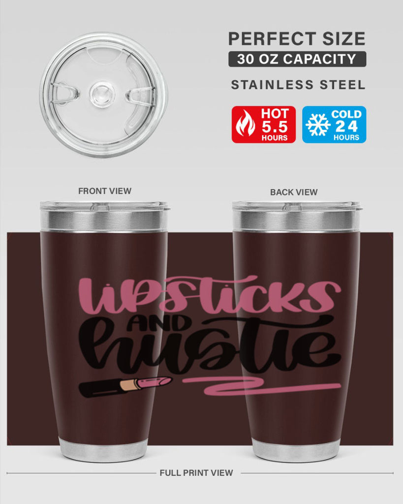 Lipstick And Hustie Style 59#- make up- Tumbler