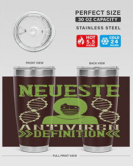 Neueste Antiviren Definition Style 28#- corona virus- Tumbler