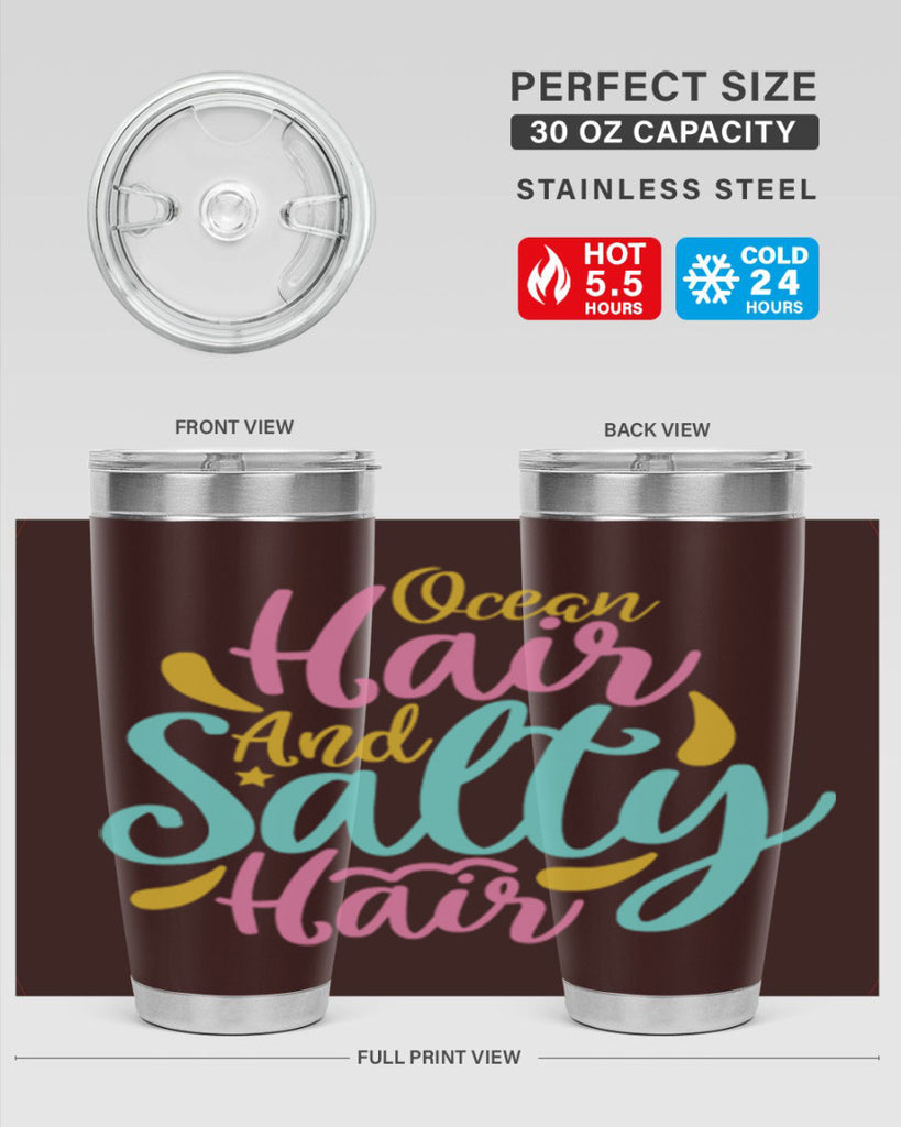 OCEAN HAIR SALTY HAIR Style 60#- summer- Tumbler