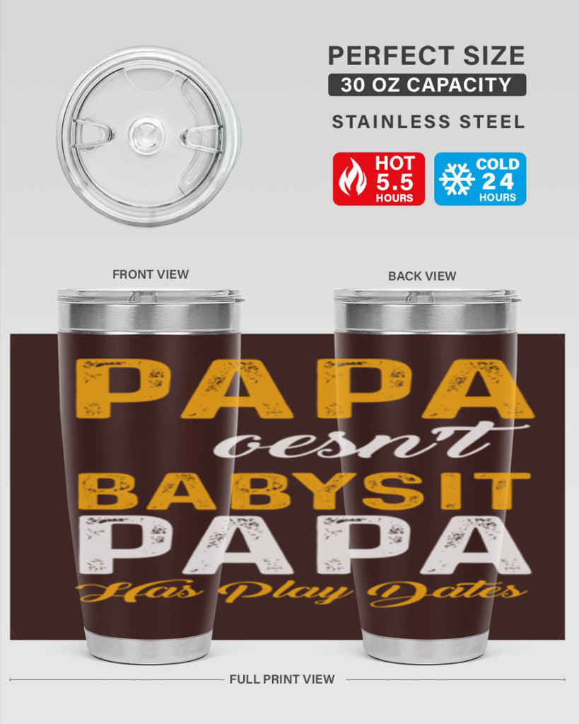 Papa 124#- grandpa - papa- Tumbler