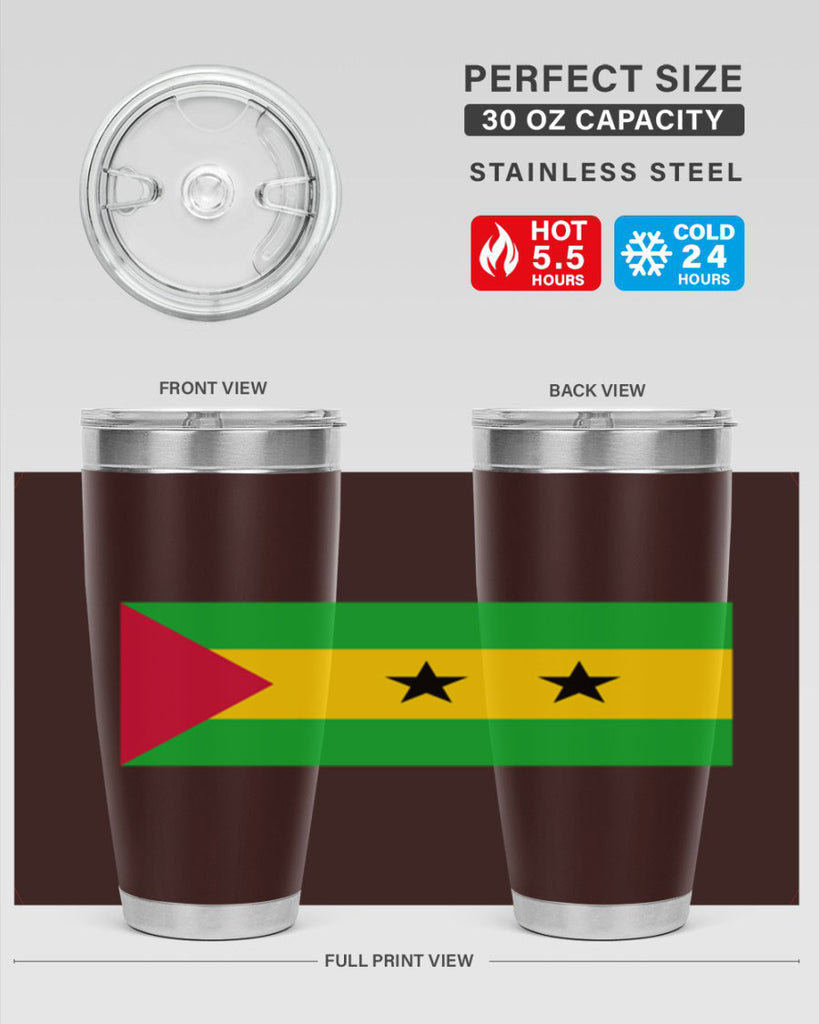 Sao Tome and Principe 47#- world flags- Tumbler