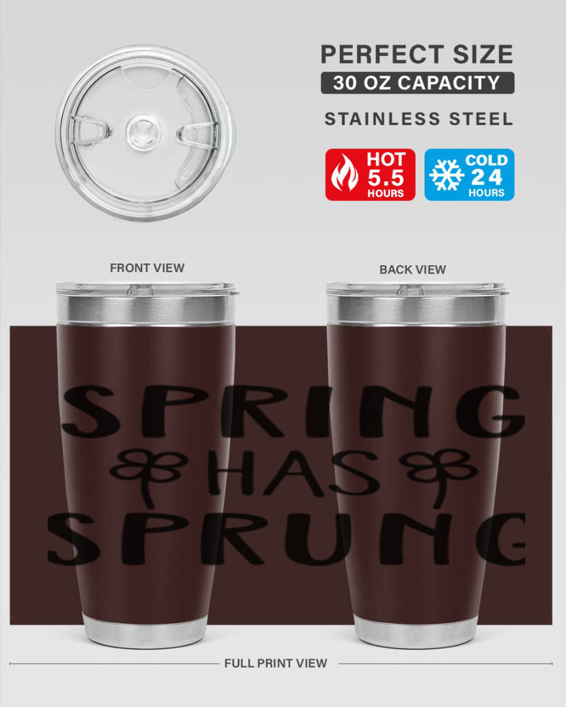 Spring has sprung design  490#- spring- Tumbler