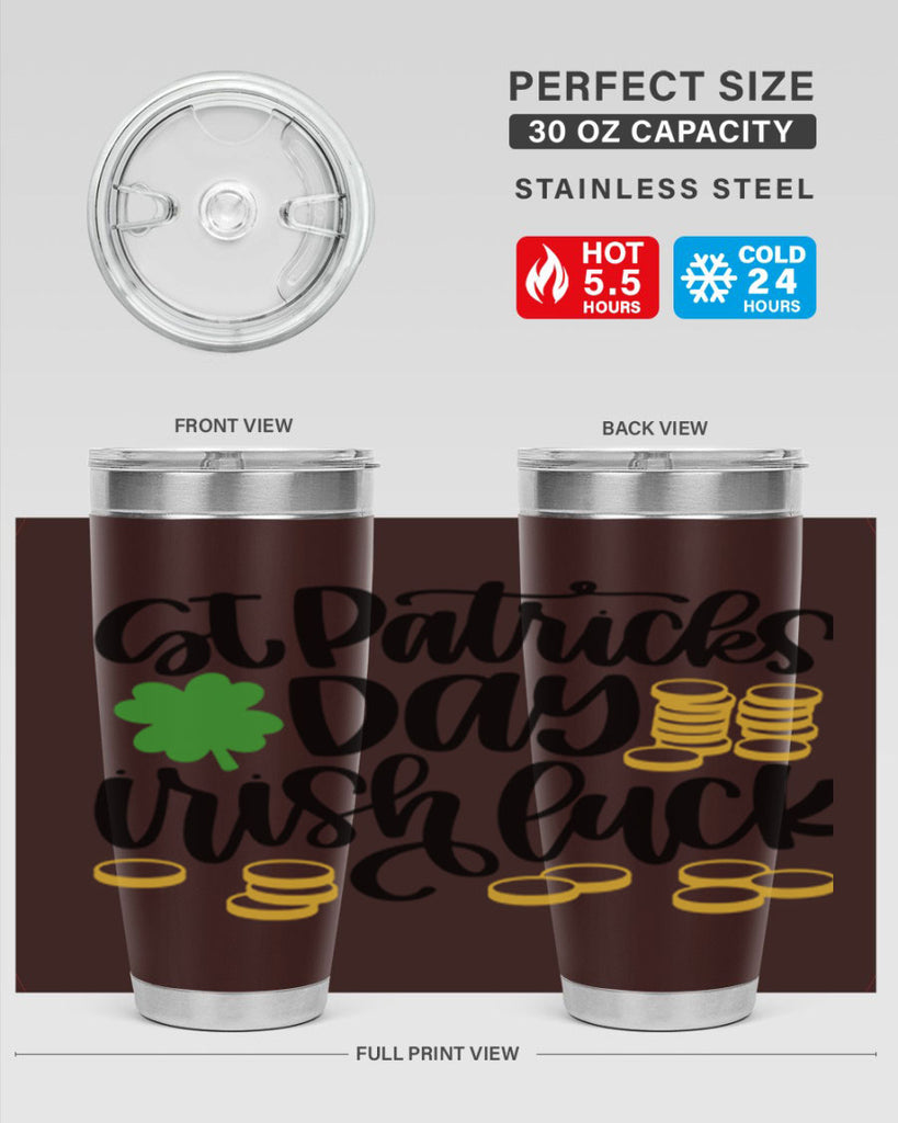 St Patricks Day Irish Luck Style 28#- St Patricks Day- Tumbler