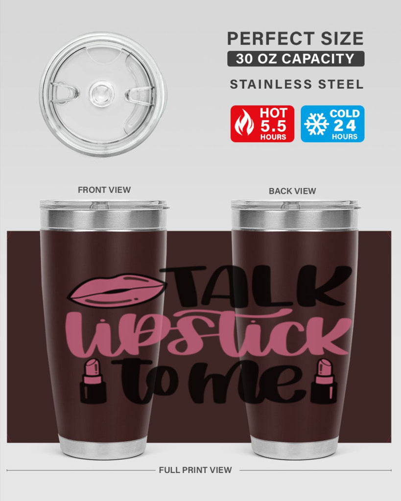 Talk Lipstick To Me Style 15#- make up- Tumbler