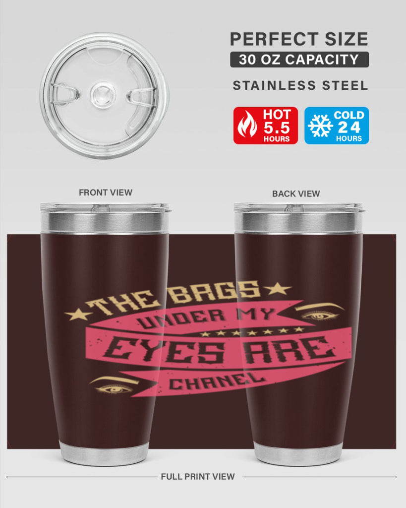 The bags under my eyes are Chanel Style 184#- make up- Tumbler