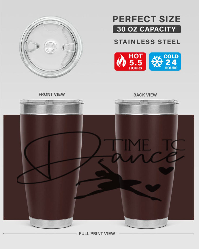 Time to Dance 85#- ballet- Tumbler
