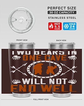 Two bears in one cave will not end well 34#- Bears- Tumbler