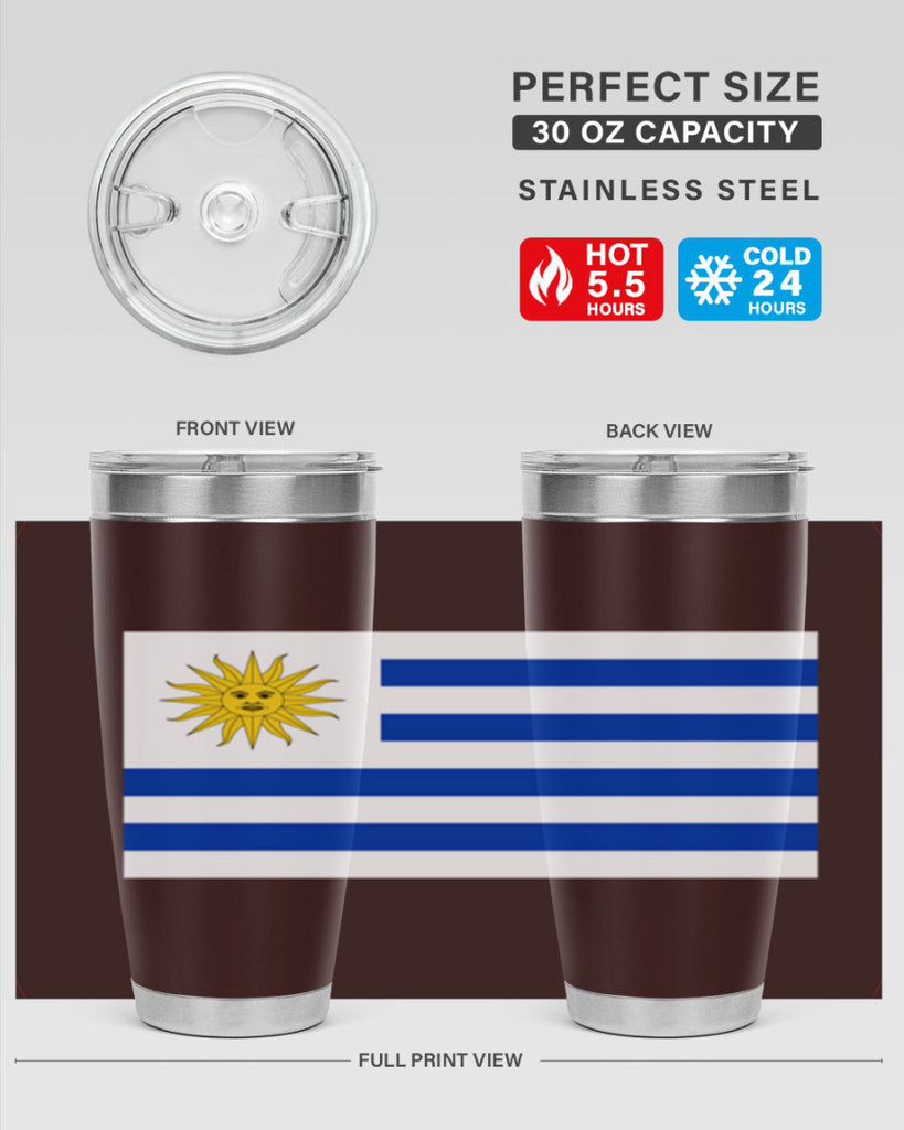 Uruguay 9#- world flags- Tumbler