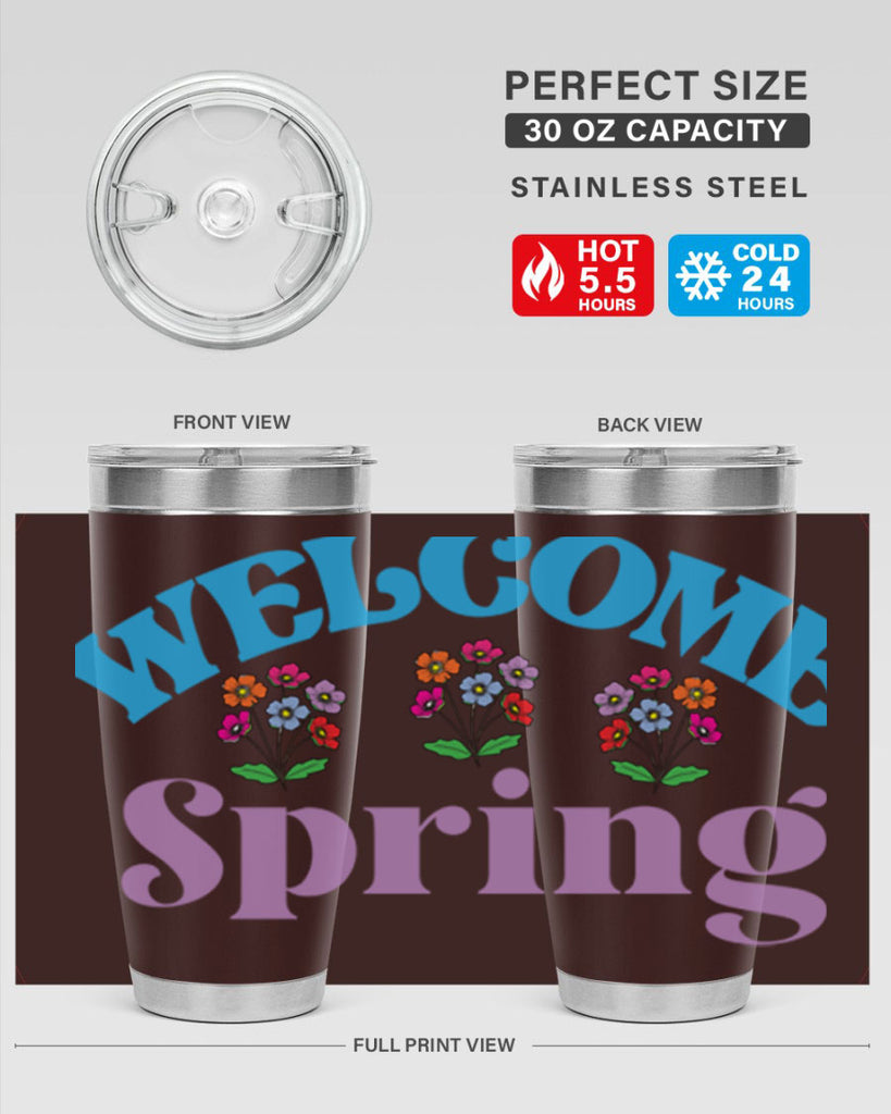 Welcome Spring  600#- spring- Tumbler