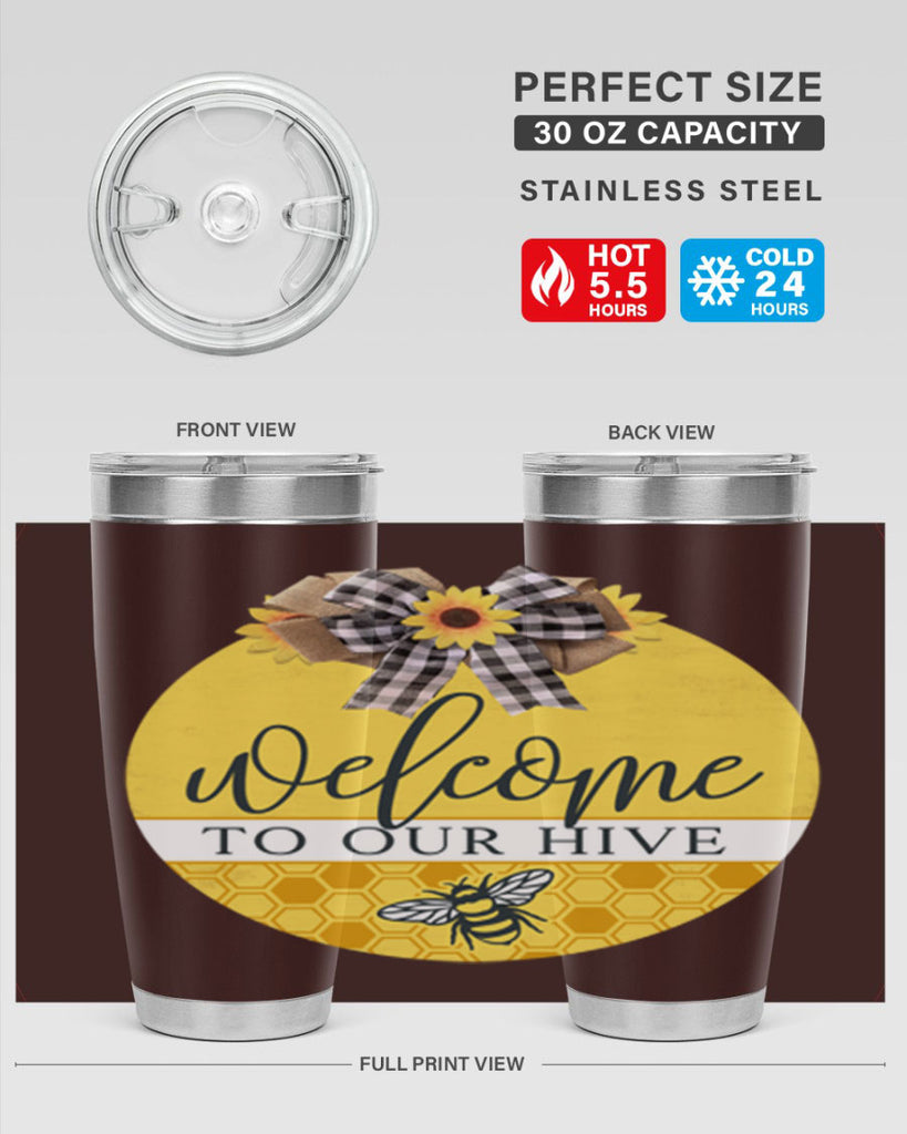Welcome to our Hive complete yellow Mockup589#- spring- Tumbler