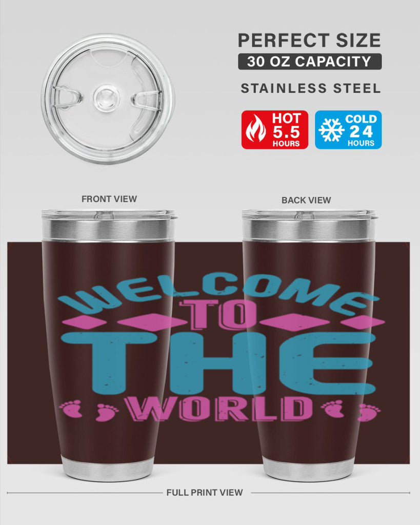 Welcome to the world Style 162#- baby- tumbler