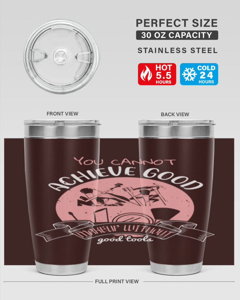 You cannot achieve good makeup without good tools Style 173#- make up- Tumbler