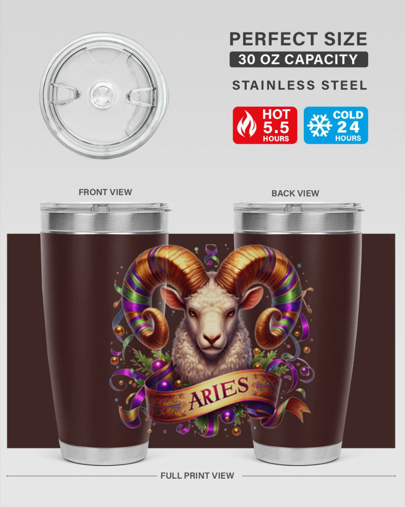 aries 136#- zodiac- Tumbler
